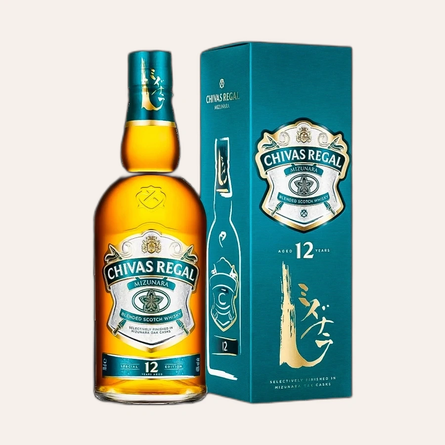 Rượu Whisky Chivas 12 Year Old Mizunara Cask Finish