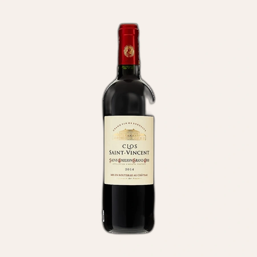 Rượu Vang Đỏ Pháp Clos Saint Vincent Saint Emilion Grand Cru