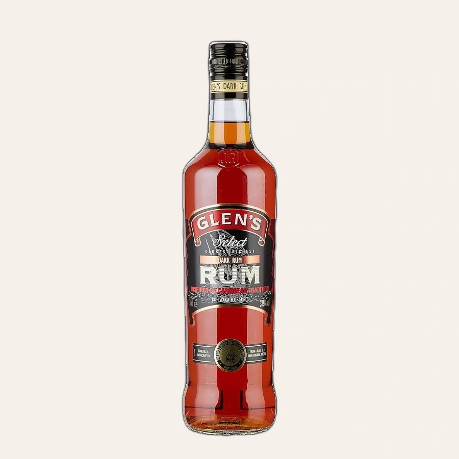 Rượu Rum Scotland Glen's Dark Rum