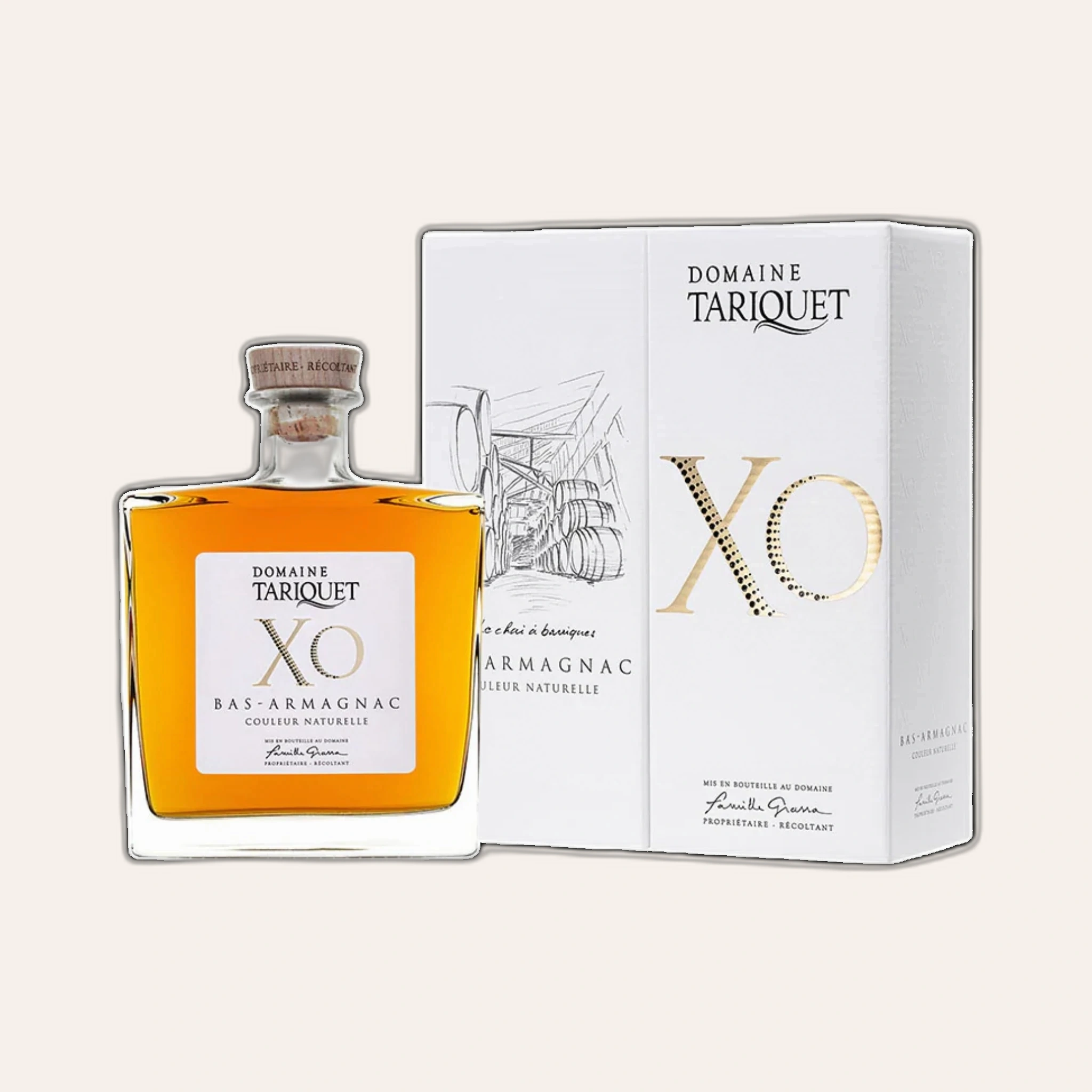 Rượu Brandy Pháp Domaine Tariquet XO Chance Bas-Armagnac In Carafe