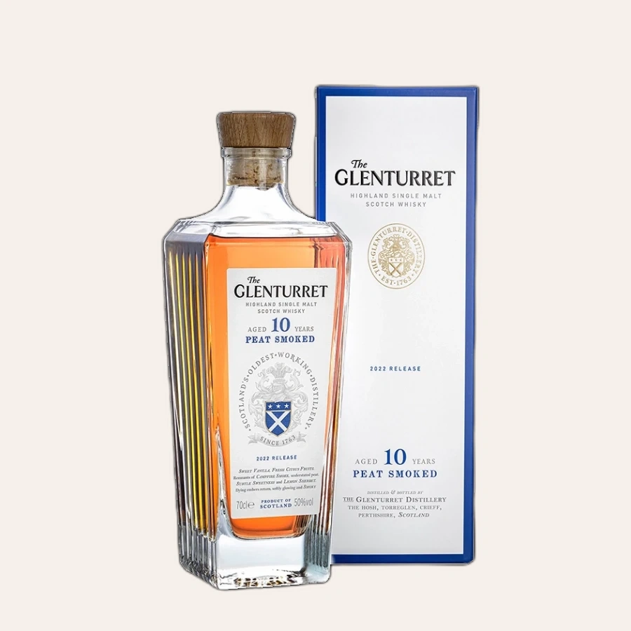 Rượu Whisky Glenturret 10 Year Old Smokey