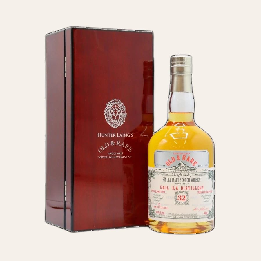 Rượu Whisky Old And Rare Caol Ila 32 Year Old Hunter Laing 1991