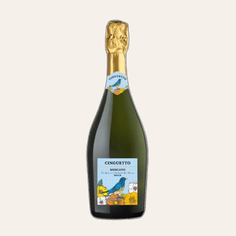 Rượu Sparkling Ý Cinguetto Moscato