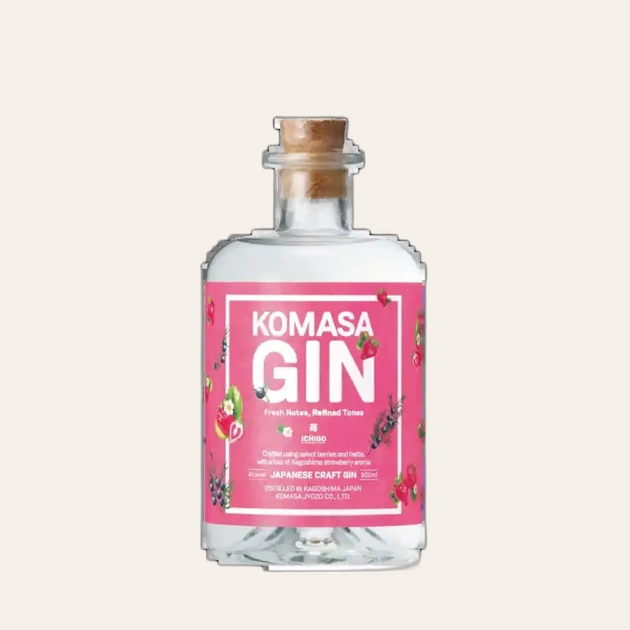 Rượu Gin Nhật Komasa Ichigo (Strawberry)