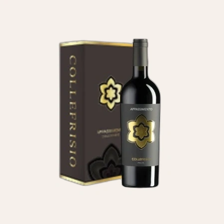 Rượu Vang Đỏ Ý Hộp 1 chai Collefrisio Appassimento