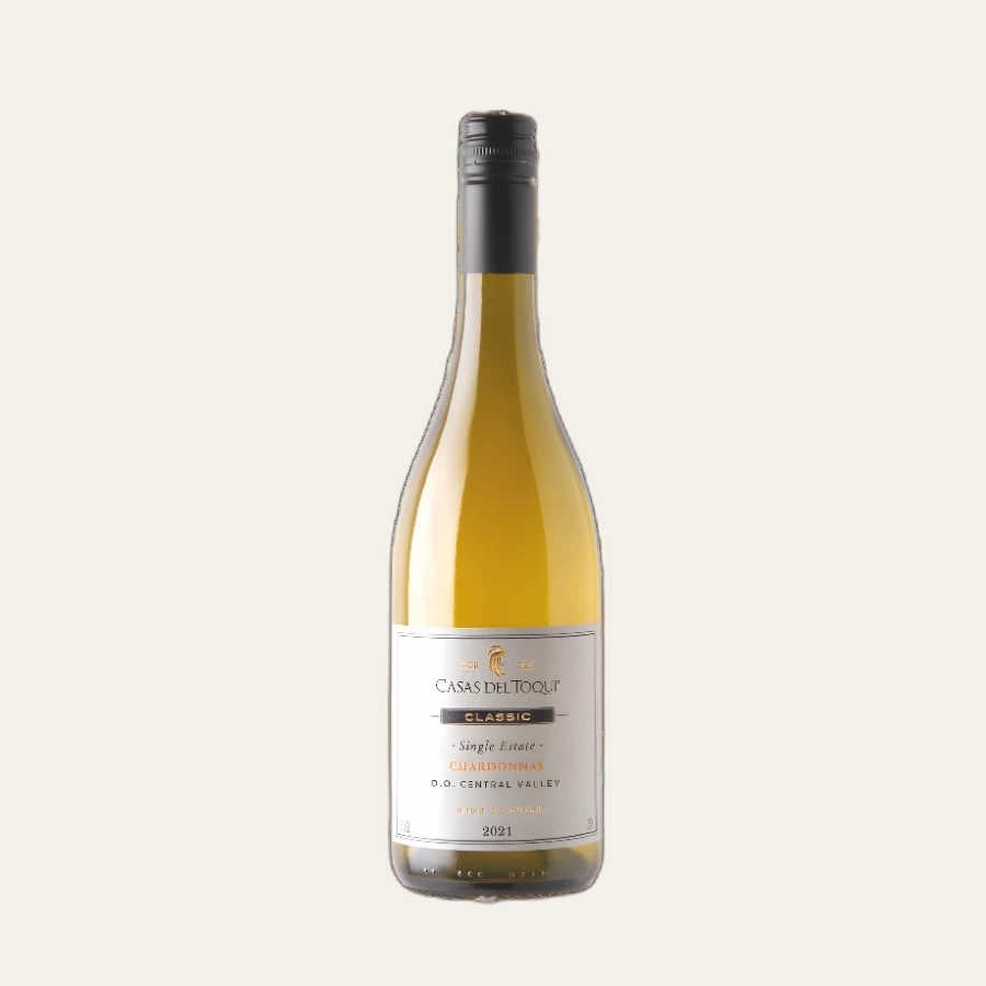Rượu Vang Trắng Chile Casas Del Toqui Single Estate Chardonnay