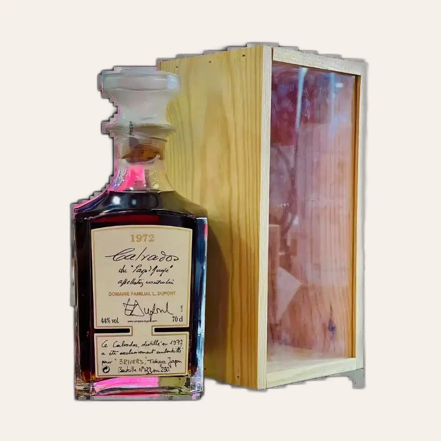 Rượu Calvados Pháp Dupont 49 Year Old Three Rivers Japan Limited 1972