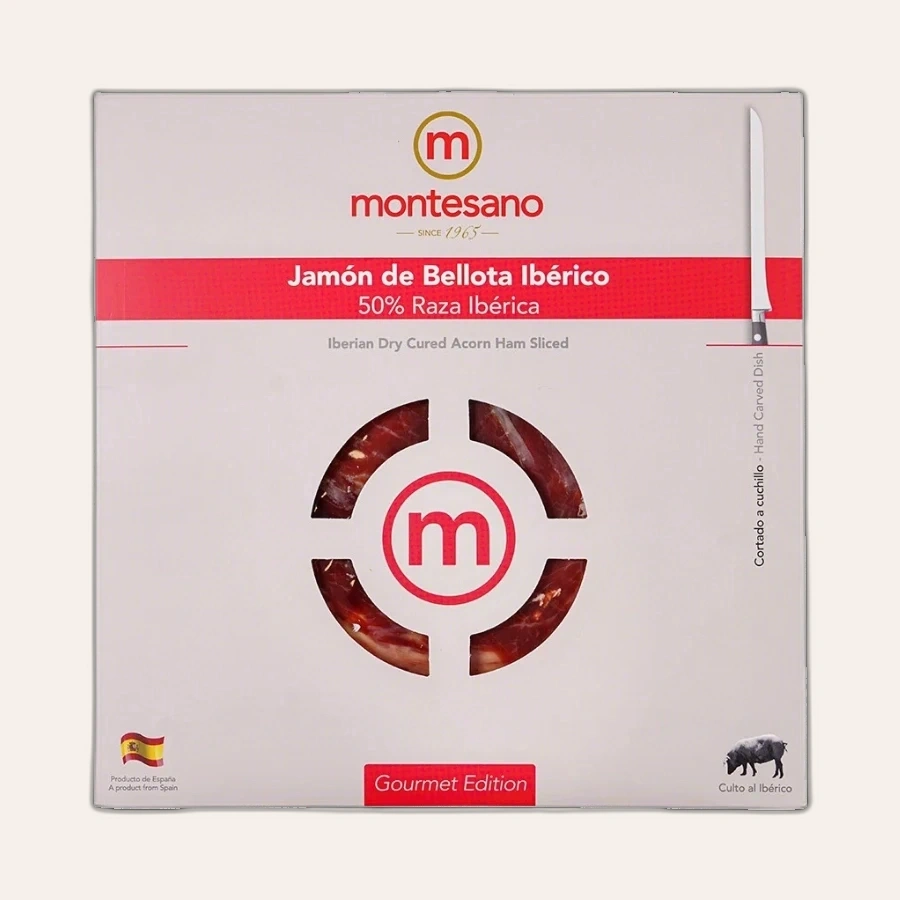 Đùi Heo Muối Montesano Iberico Bellota Đùi Sau Cắt Lát