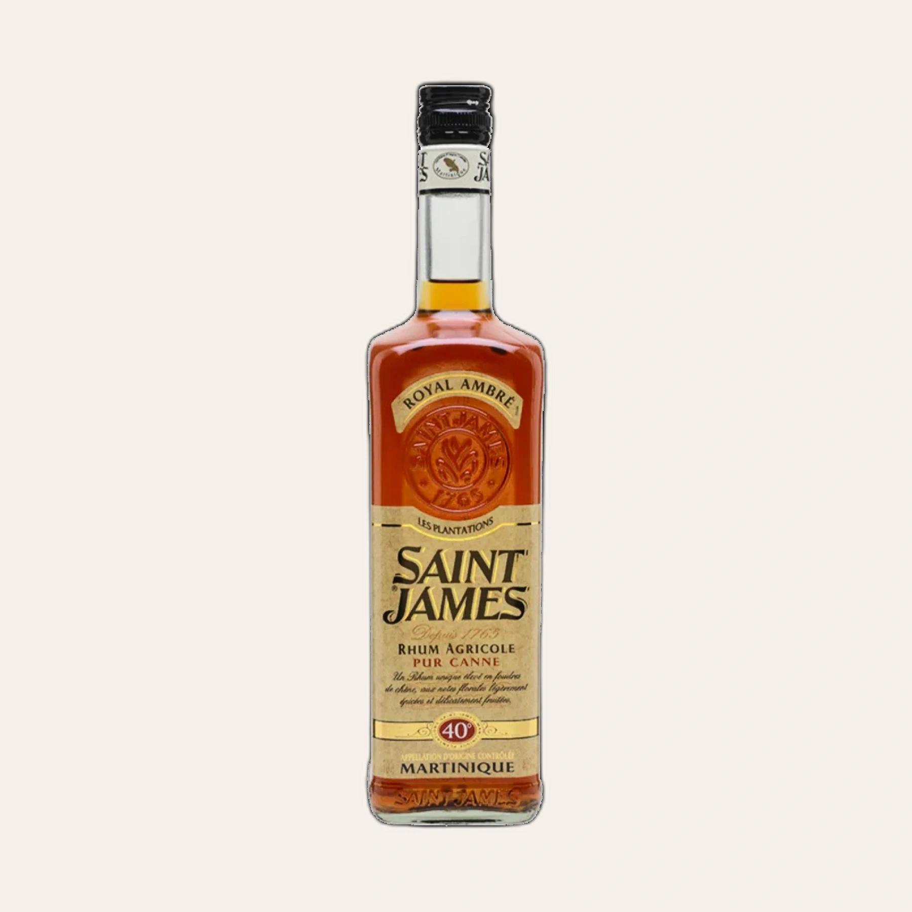 Rượu Rum Caribe Saint James Royal Amber Rhum Agricole