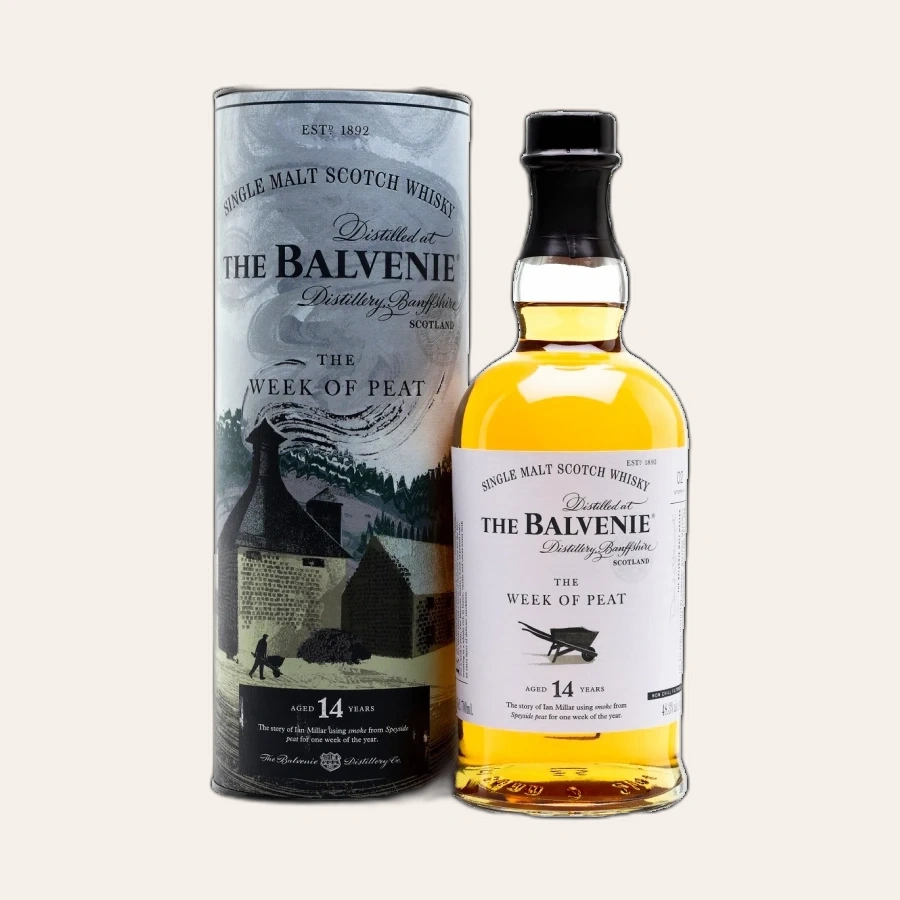 Rượu Whisky Balvenie 14 Year Old The Week of Peat