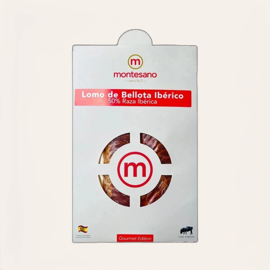 Thịt Heo Muối Montesano Lomo De Bellota Iberico Thịt Lưng Cắt Lát