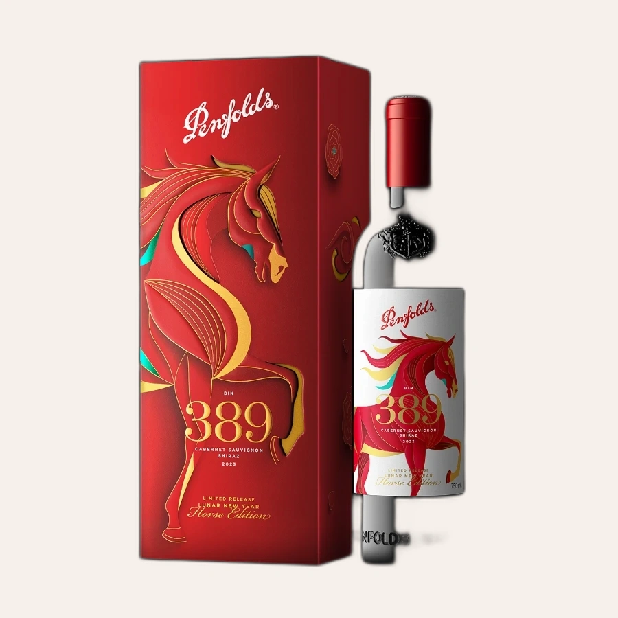 Rượu Vang Đỏ Úc Penfolds Bin 389 Hộp Quà Tết 2026
