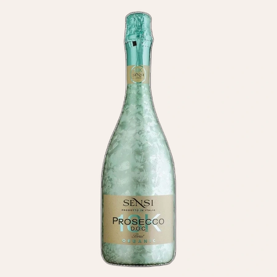 Rượu Sparkling Ý Sensi 18K Prosecco Organic