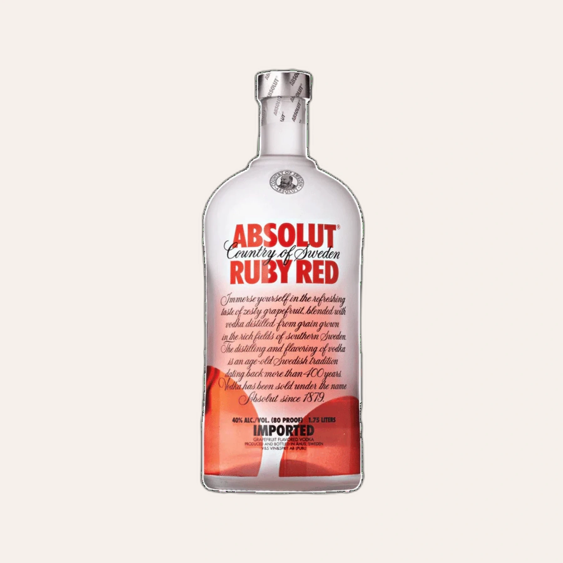 Rượu Vodka Thụy Điển Absolut Vodka Ruby Red