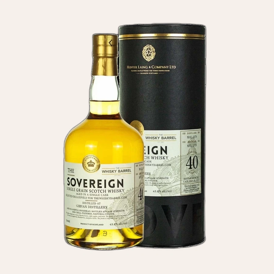 Rượu Whisky Girvan 40 Year Old The Sovereign Series Hunter Laing