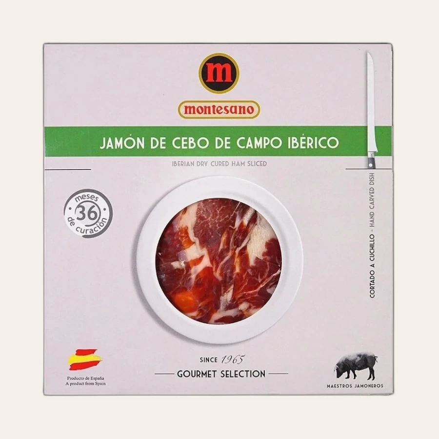 Đùi Heo Muối Montesano Cebo De Campo Iberico Đùi Sau Cắt Lát