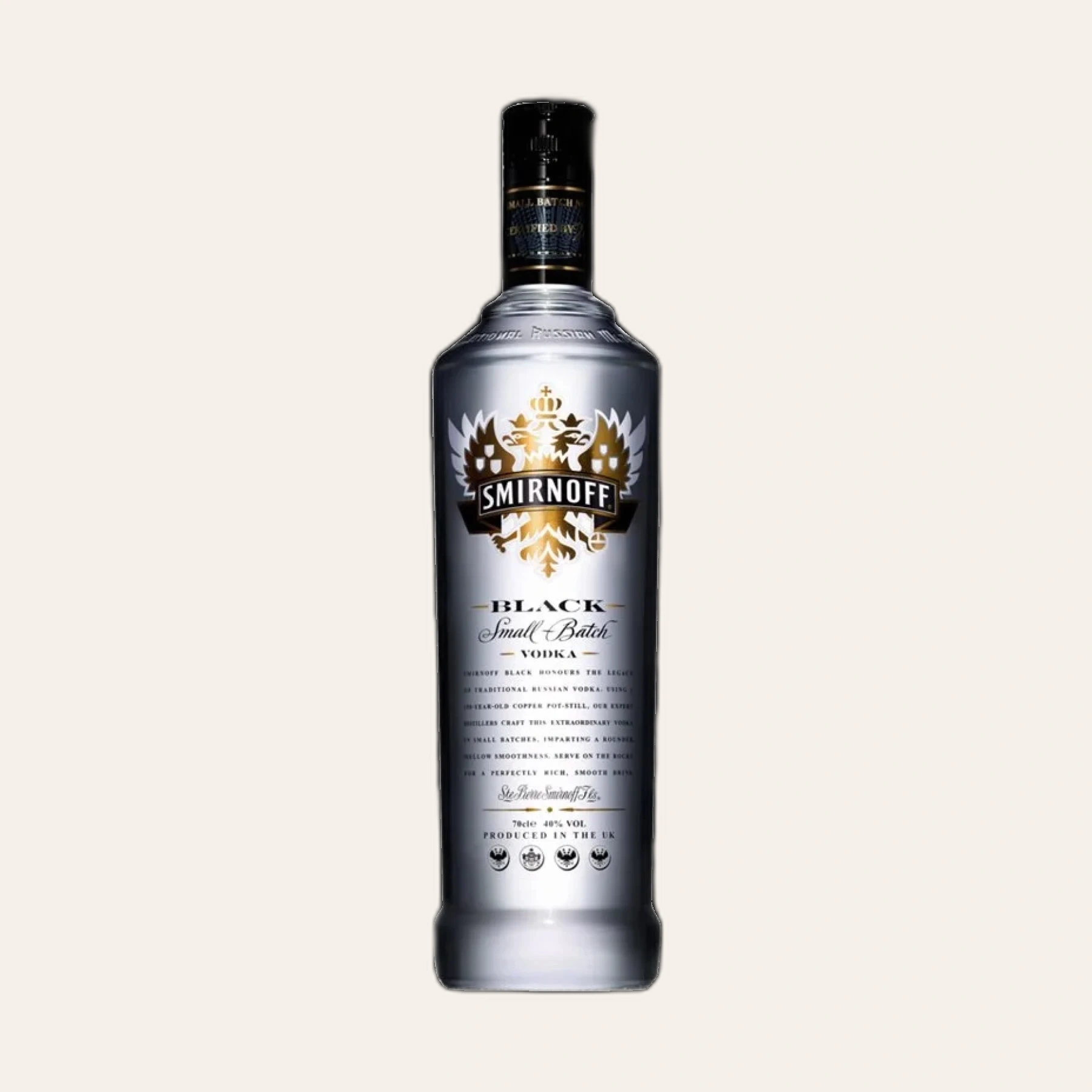 Rượu Vodka Nga Smirnoff Vodka black