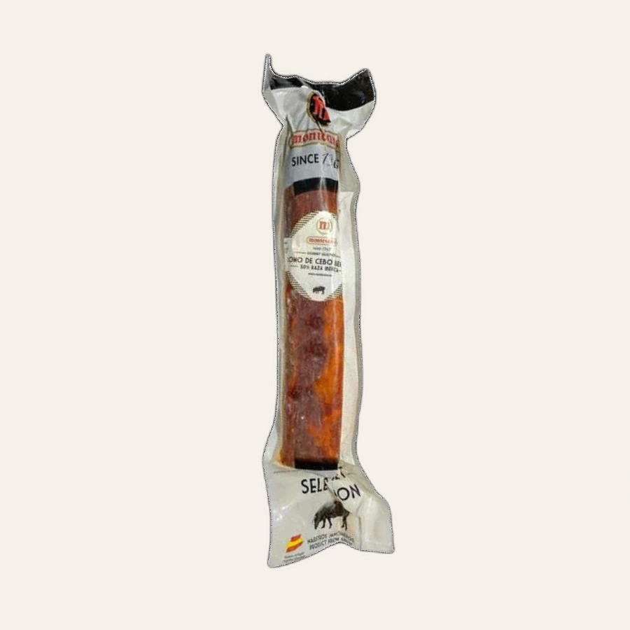 Thịt Heo Muối Montesano Lomo Iberian Cebo Thịt Lưng Muối Nguyên Cây