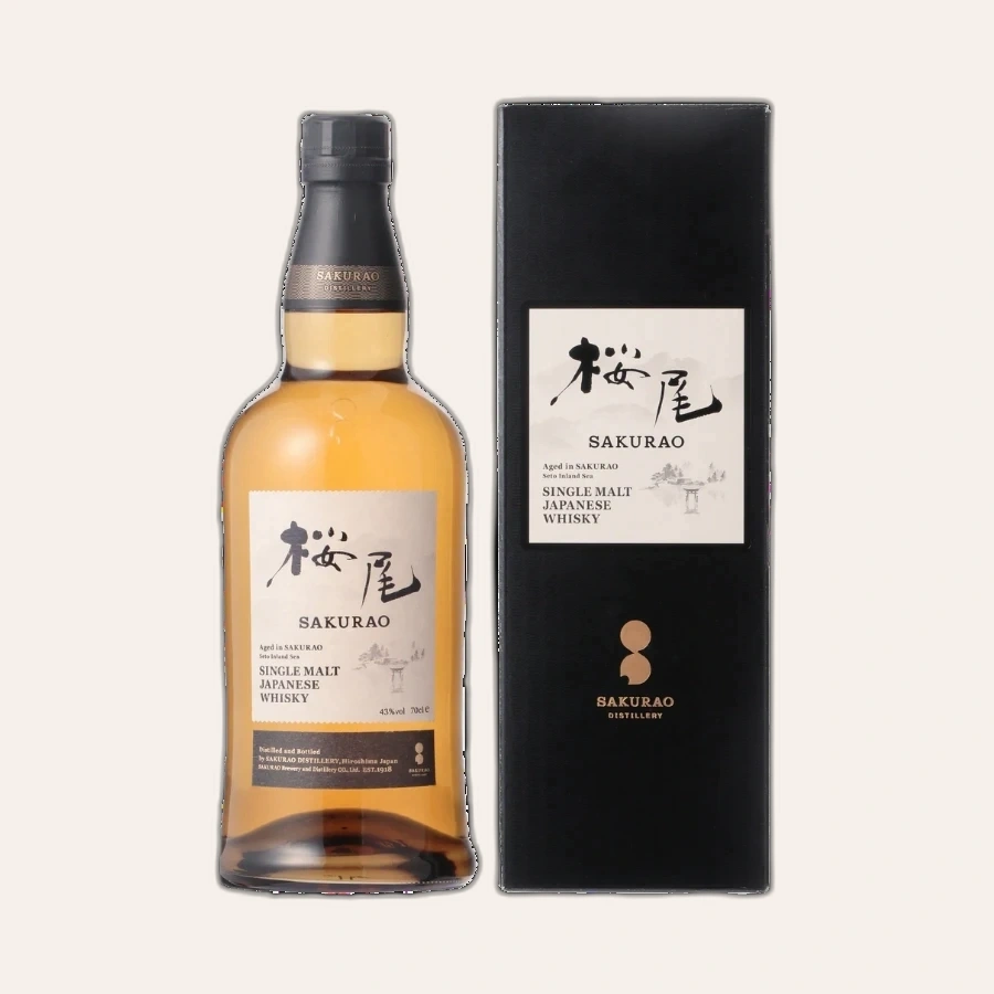 Rượu Whisky Nhật Sakurao Single Malt