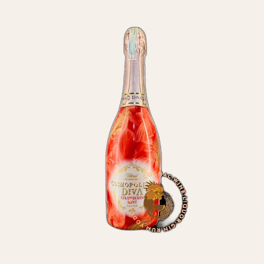 Rượu Sparkling Latvia Cosmopolitan Diva Strawberry Mint