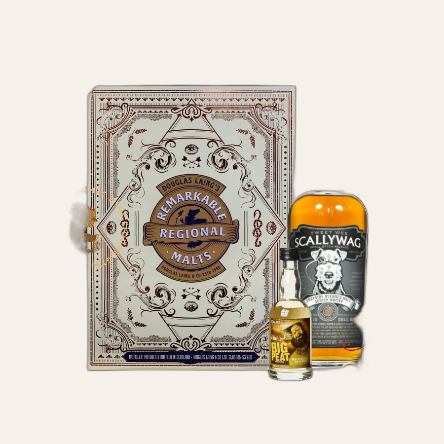 Rượu Whisky Scallywag Blended Malt Scotch Whisky Phiên Bản Hộp Quà Tết Kèm Chai Mini Random