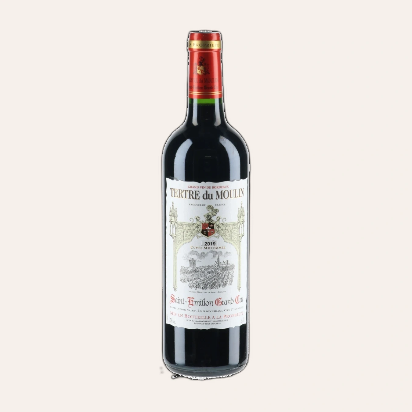 Rượu Vang Đỏ Pháp Tertre du Moulin Cuvee Millesimee Grand Cru 2019