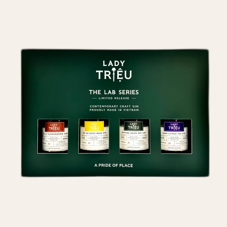 Rượu Gin Việt Nam Set Quà Tặng Lady Triệu The Lab Series Limited Release