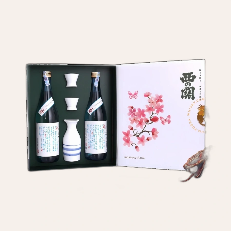 Rượu Sake Nhật Nishinoseki Hiya Hộp Quà Tết 2025