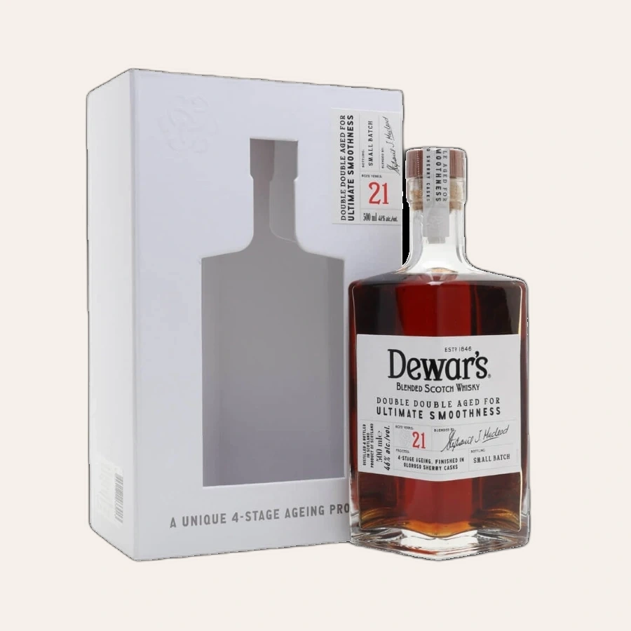 Rượu Whisky Dewar's 21 Year Old Double Double Aged