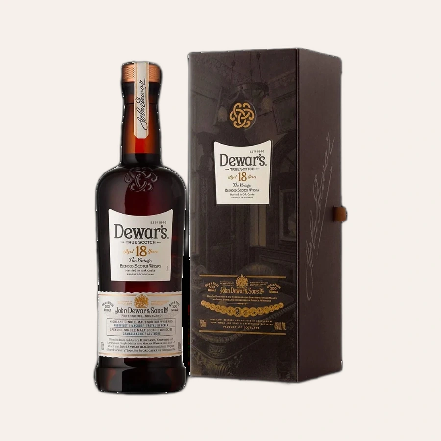 Rượu Whisky Dewar’s The Vintage 18 Year Old