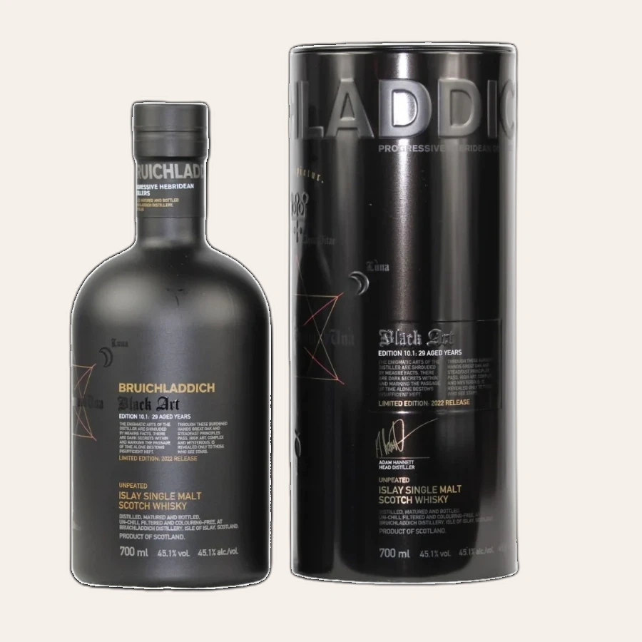 Rượu Whisky Bruichladdich 24 Year Old Black Art 11.1