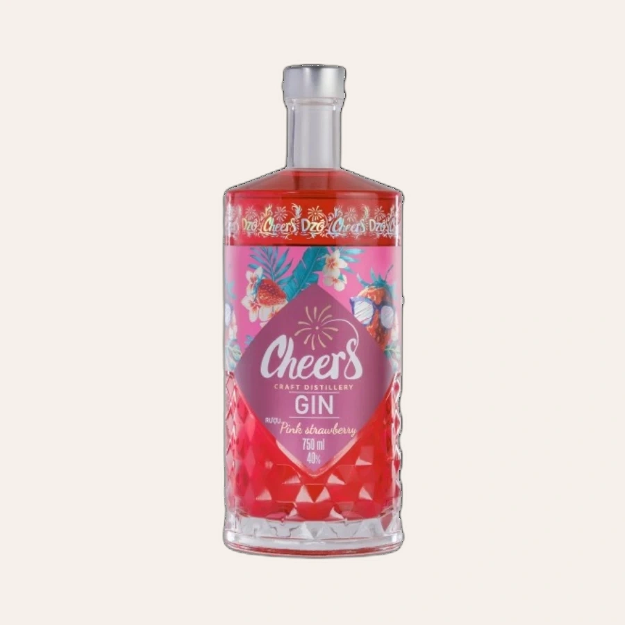 Rượu Gin Việt Nam Cheers Pink Strawberry 4500ml