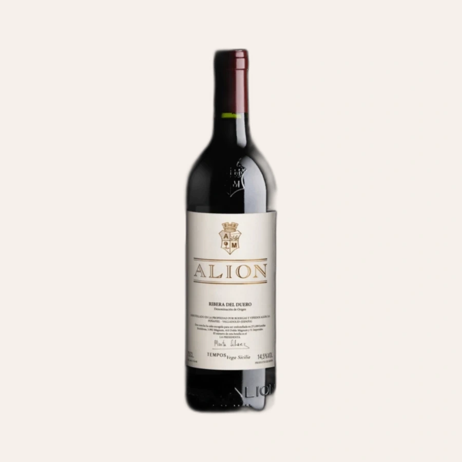 Rượu Vang Đỏ Tây Ban Nha Tempos Vega Sicilia Alion Ribera Del Duero DOC 2018