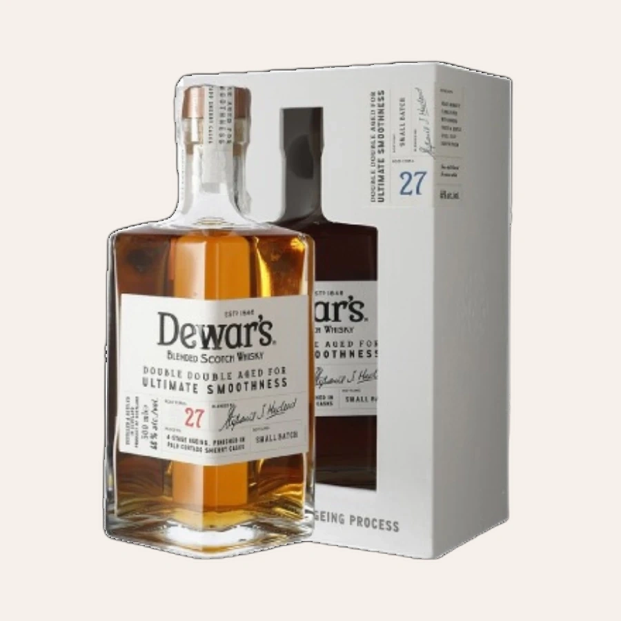 Rượu Whisky Dewar's 27 Year Old Double Double Aged 375ml