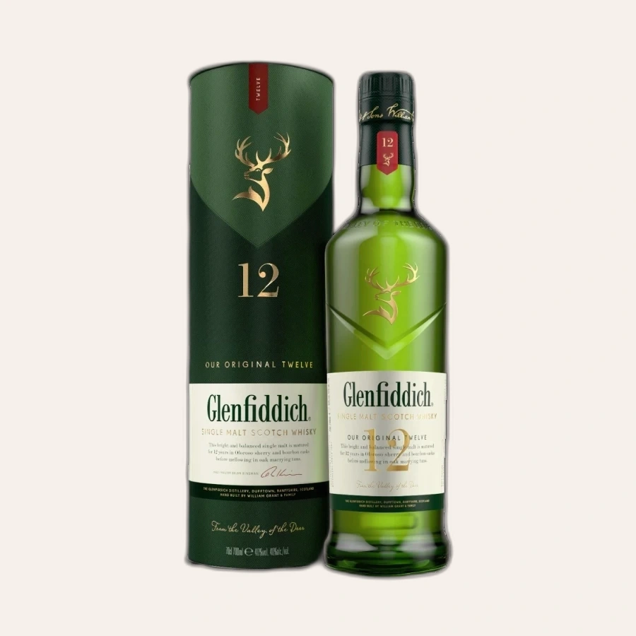 Rượu Whisky Glenfiddich 12 Year Old 1000ml